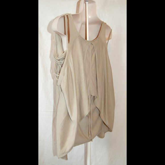 NWT L.A.M.B. Open Shoulders Knit Top, 100% Cotton, sz P/S - Picture 5 of 9